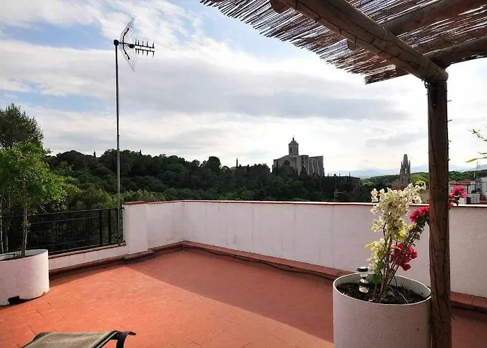 Apartmán Con Increibles Vistas Y Terraza Girona