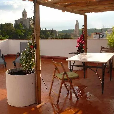 Con Increibles Vistas Y Terraza ジローナ