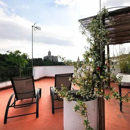 Con Increibles Vistas Y Terraza アパート *