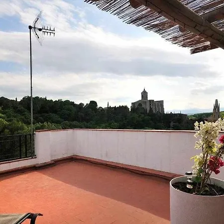 Apartament Con Increibles Vistas Y Terraza Girona