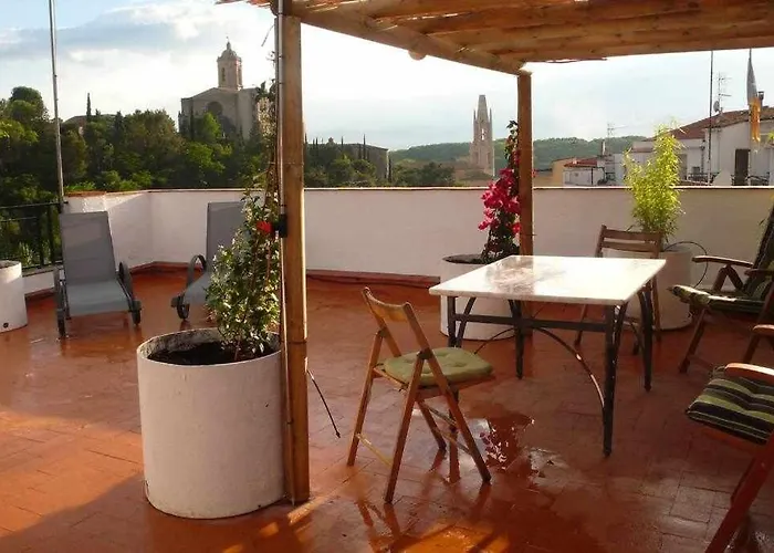 Apartamento Con Increibles Vistas Y Terraza Girona
